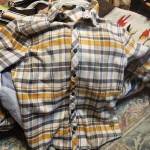 Men's Flannel Shirt Jacket Estate Item
